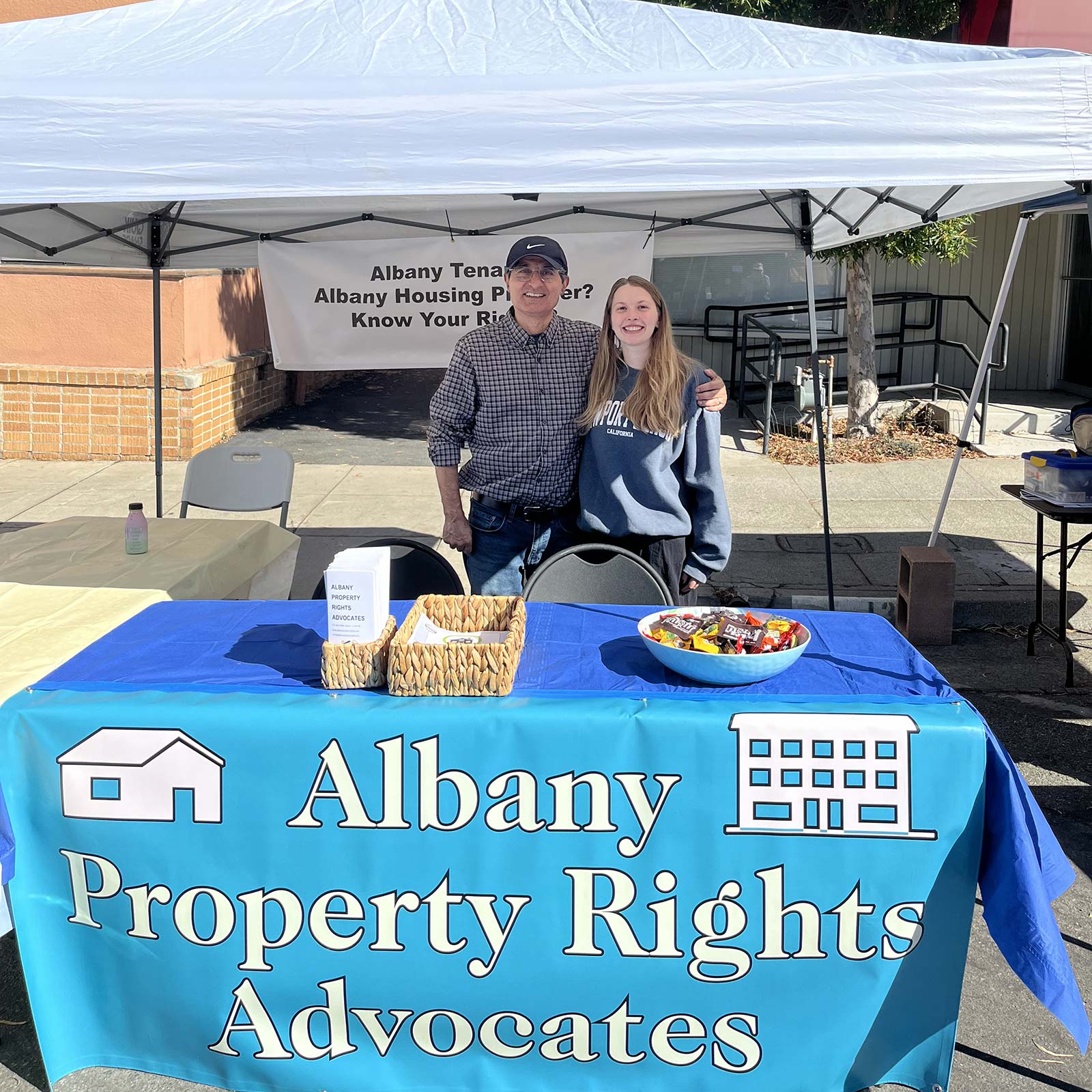 Photo of the APRA booth at the Solano Stroll in 2025.